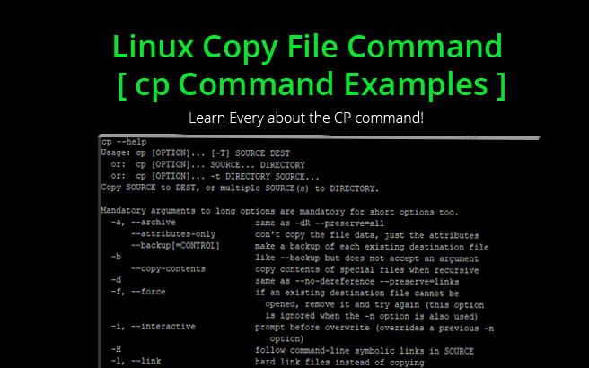 Linux Copy File Command [ cp Command Examples ]
