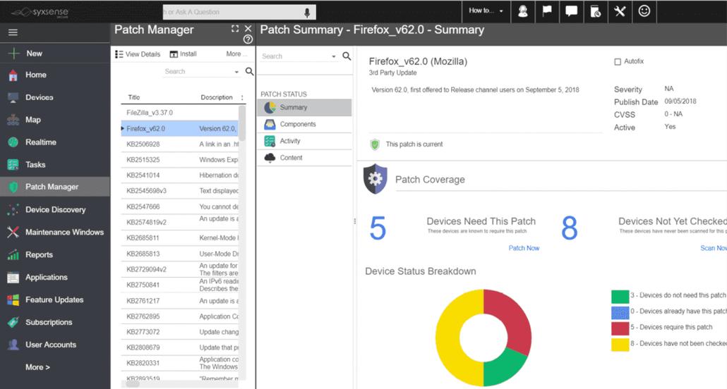 syxsense Patch Manager Summary